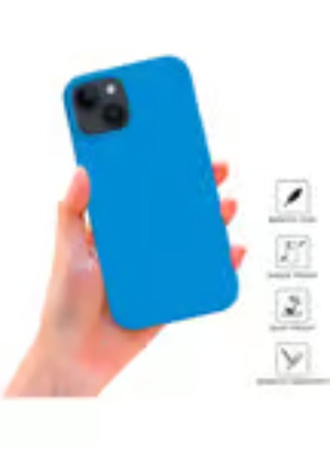 glassology iPhone 14 Case with Magsafe with Scratch Resistant Thin and Slim Classic Shockproof Protection - Blue - Image 3