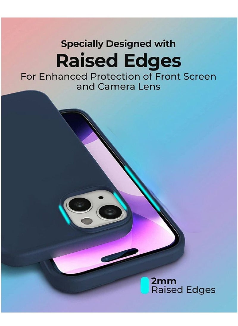 glassology - iPhone 14 Case with Magsafe with Scratch-Resistant Thin and Slim Classic Shockproof Protection (Blue) - Image 1