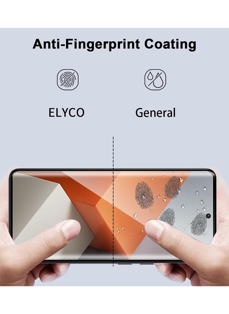 JAJEEK Tempered Glass for Xiaomi Redmi Note 13 Pro Plus 5G Screen Protector with Camera Lens Protector [2+2 Pack], 3D Curved Full Coverage 9H Hardness Bubble Free Anti-Scratch Protective Film - Image 2