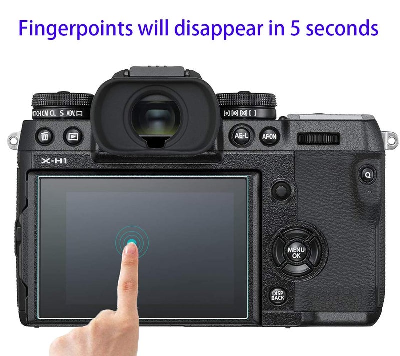HUIPUXIANG Screen Protector for Fuji Fujifilm X-T3 XT3 Camera,0.3mm High Definition 9H Hardness Optical LCD Premium Glass Protective Film Cover [3 Pack] - Image 4