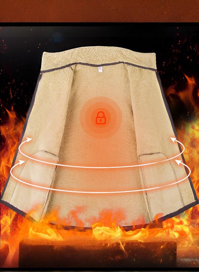 Men's Knitted Vest with Warm Lining for Winter - Image 2