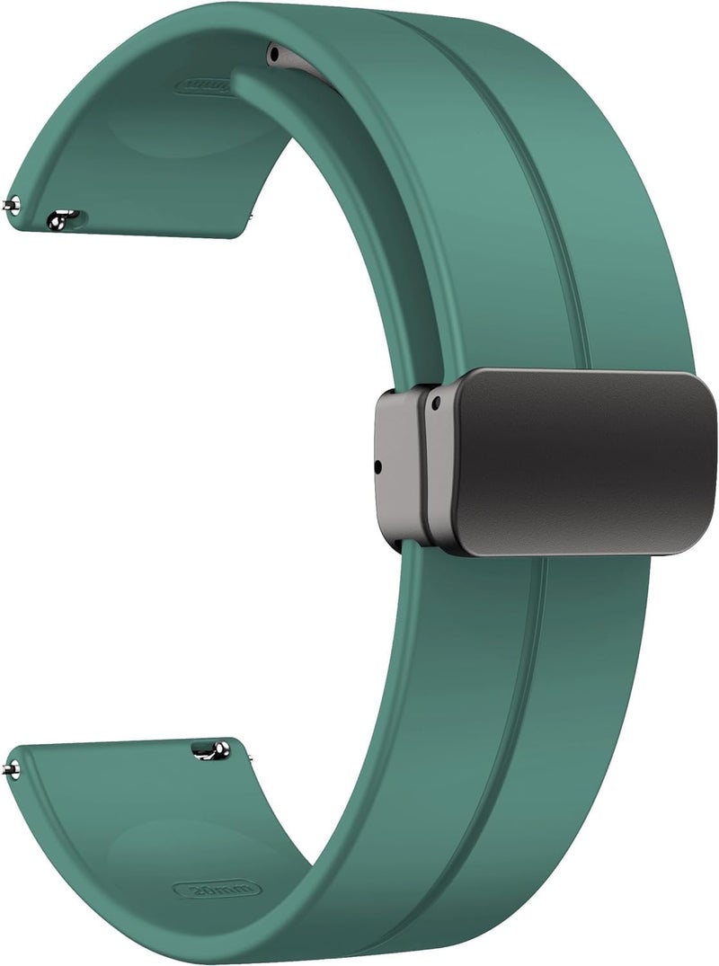 IIK Collection 22mm Silicone Strap for Smart Watches | Combo Pack Compatible With Noise, Fireboltt, Boat Xtend, Pebble, Boat Flash, Noise Color Fit, Ultra Smart Watch & All Watches - Image 1