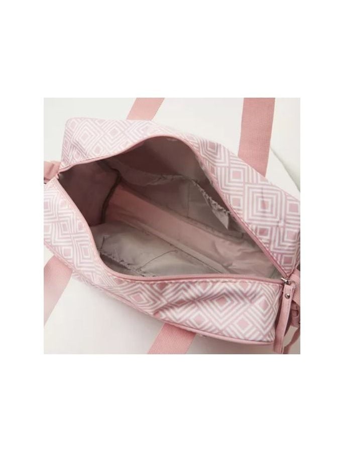 Junior - Printed Diaper Bag with Zip Closure and Adjustable Strap - Image 1