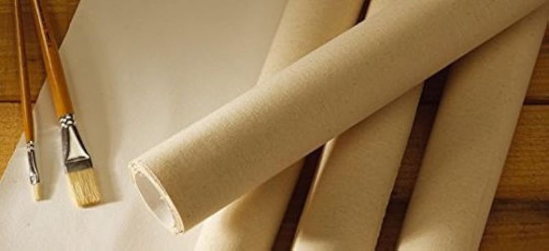 Camlin Camel Professional Cotton Canvas Rolls 42" X 5 MTR (Medium Grain) - Image 1