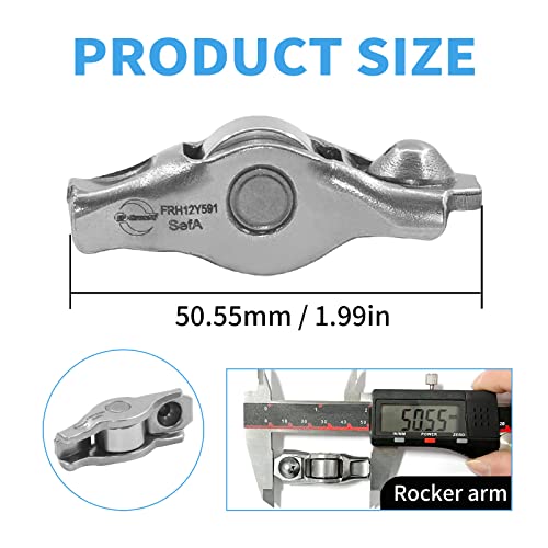 EPChunMi 12 Pcs Rocker Arm Kit, Replaces 5184296AF, 5184296AE, 5184296AD, 5184296AH, 5184296AG, MR-1332, Fits Chry-sler/Dod-ge/Je-ep/Ra-m, 2011 to 2021 3.6L/ 3.2L Engines - Image 5