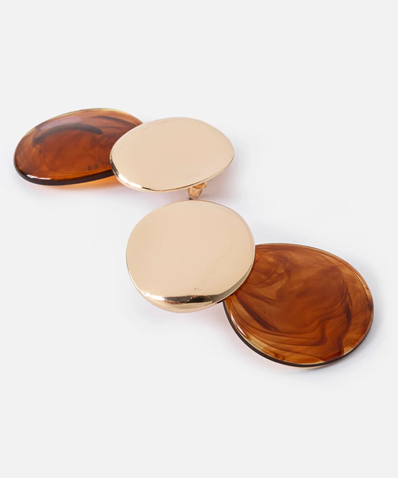 ابيكول أقراط متباينة من قطعتين