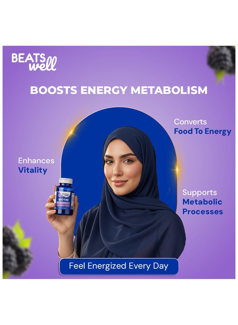 Beatswell Biotin 500 mcg - 100 Tablets - Image 2