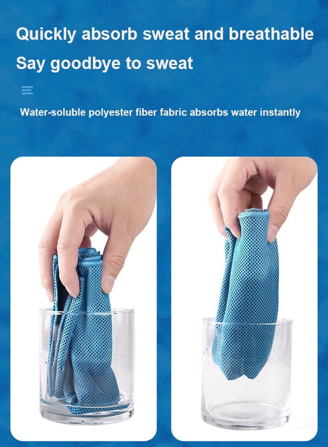 Outdoor Sports Yoga Cold Sweat-Absorbent Quick-Drying Towel, Portable Multi-Purpose Sports Towel  - Image 3