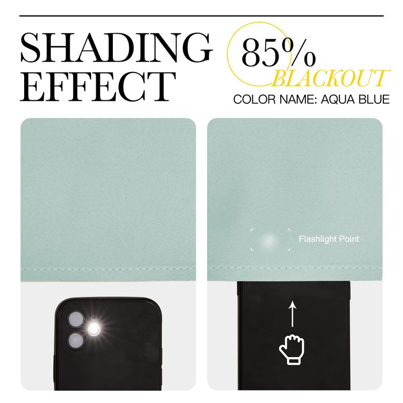 NICETOWN Bedroom Curtain Panels Blackout Draperies, Thermal Insulated Solid Grommet Blackout Curtains/Drapes (One Pair, 34 by 72-inch) - Image 5