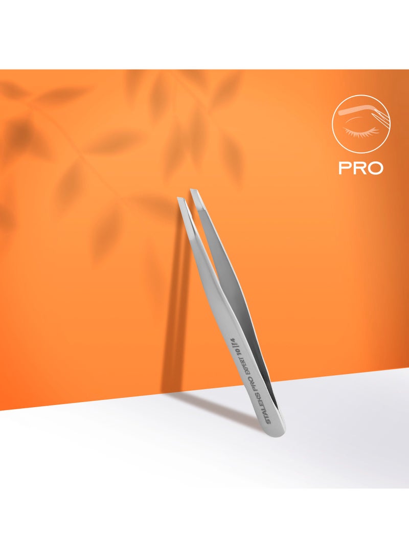 STALEKS PRO ملقط الحواجب - EXPERT 10 | النوع 4 (ذو حافة مشطوفة ضيقة) - Image 1