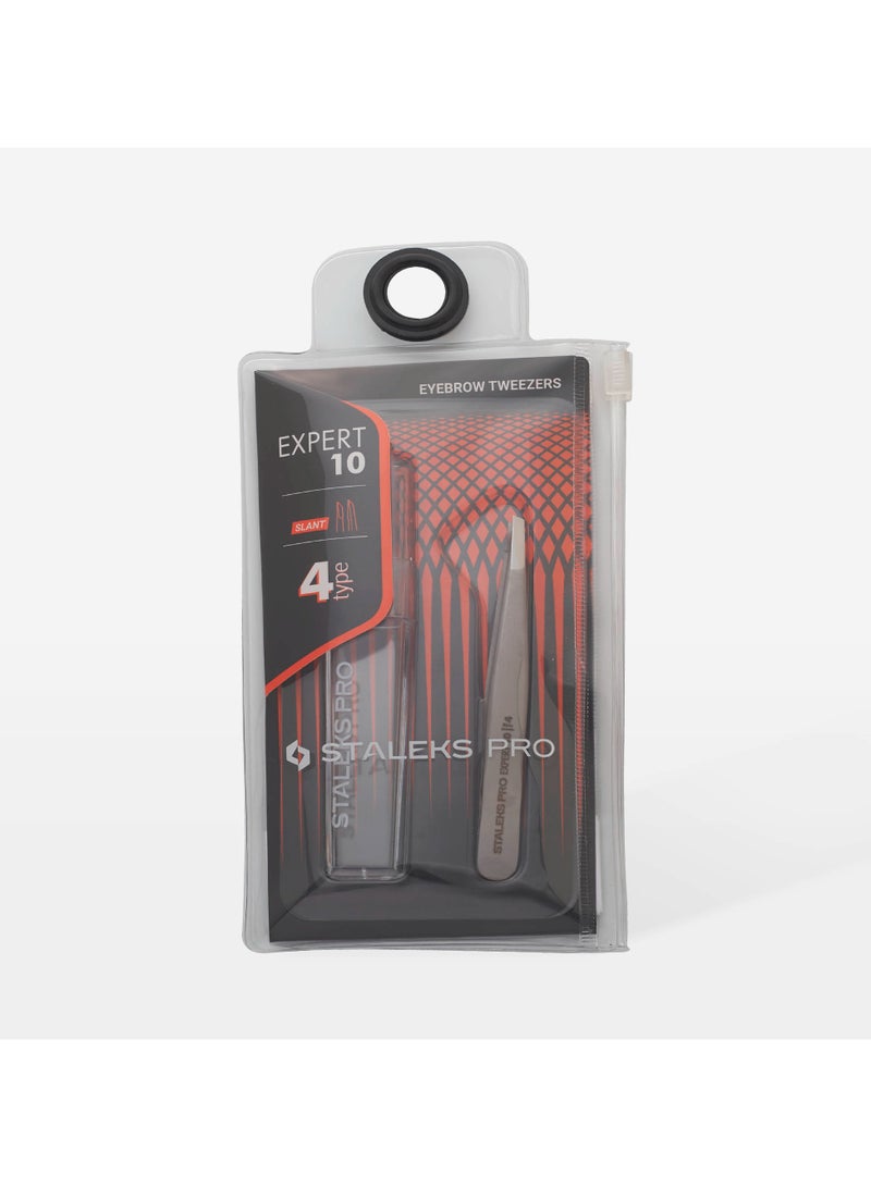 STALEKS PRO ملقط الحواجب - EXPERT 10 | النوع 4 (ذو حافة مشطوفة ضيقة) - Image 4