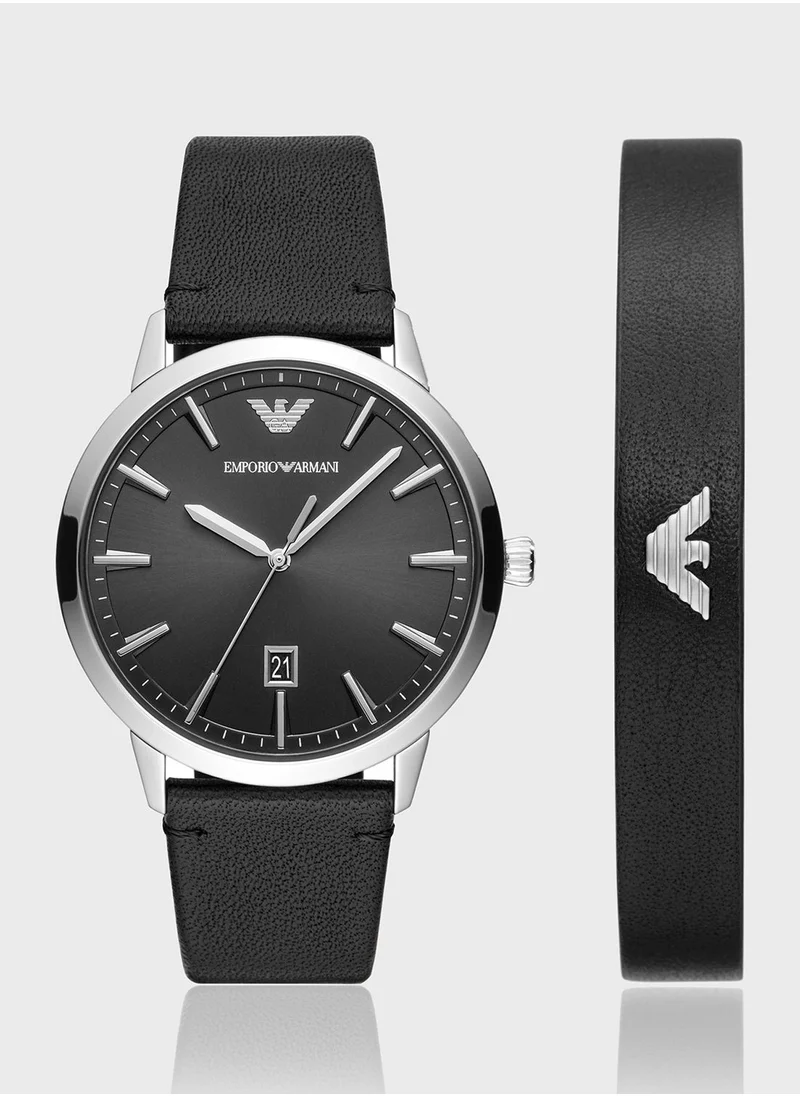 EMPORIO ARMANI Watch And Bracelet Set