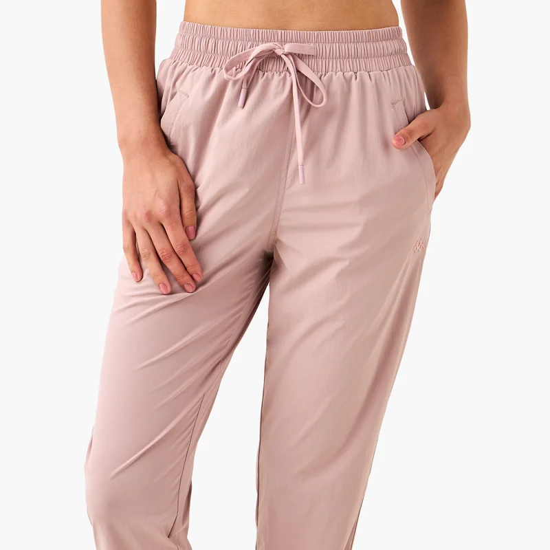 Kappa Kappa Track Pants with Drawstring Closure and Pockets