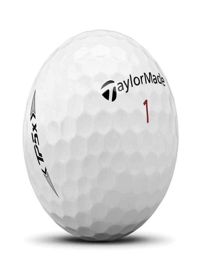 Taylormade 2021 Tp5X 2.0 Golf Balls White - Image 2