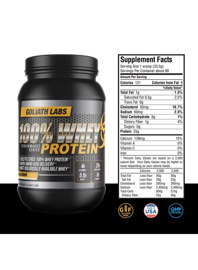 جولايث لابس بروتين مصل اللبن 100% من Gl، بروتين مصل اللبن المصفى على البارد - توصيل سريع للأحماض الأمينية - جوز الهند الطبيعي لنكهة الشوكولاتة الغنية - وزن العبوة 5 أرطال، تحتوي على 68 وجبة - Image 3