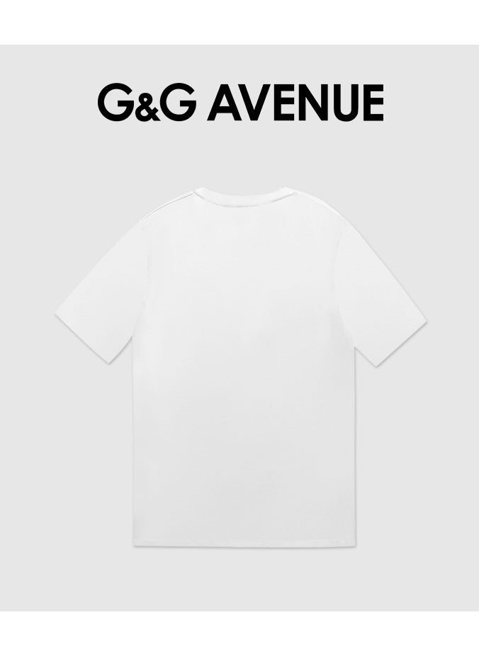 Men's Oversized round neck T-shirt, pure cotton thick and high-quality, 1/2 sleeve shirt slim fit new trend white Heavy cotton fabric - pzsku/Z1755AE758FC7B8A6FBF7Z/45/_/1714036645/b22bf199-2203-4da8-878c-cb13b3ce6bec