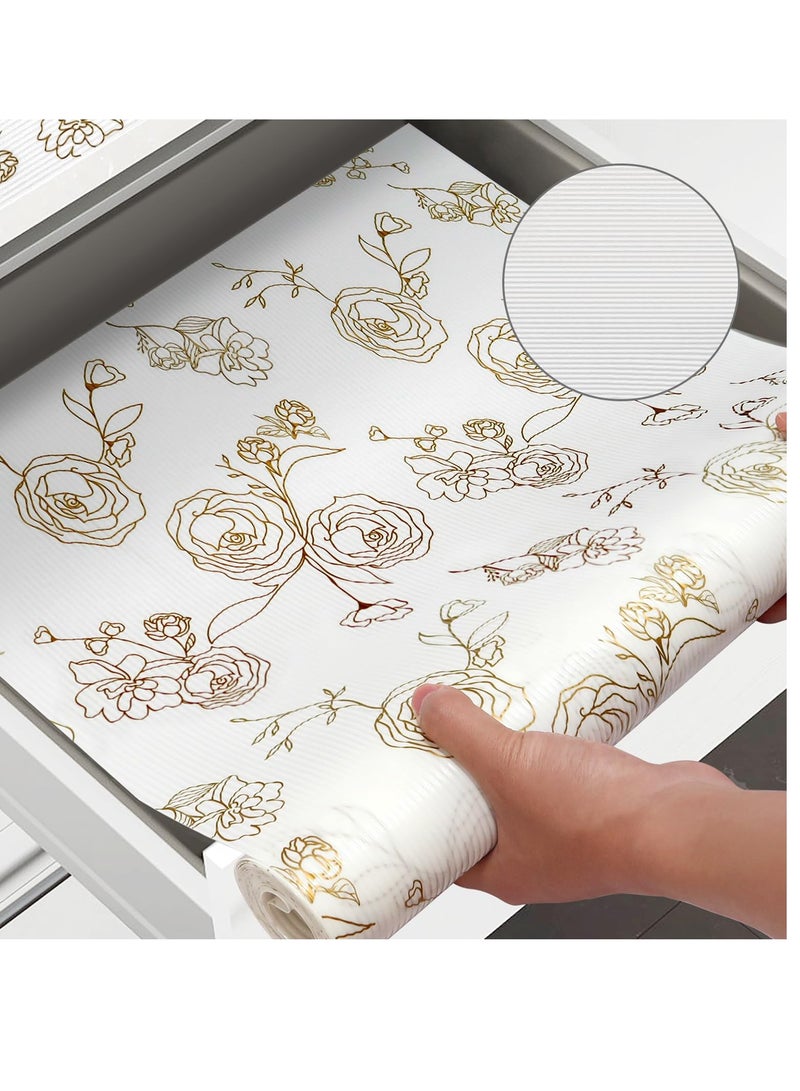 SYOSI Shelf Line Non-Slip Cabinet Liner 30x300CM Washable Oil-Proof for Kitchen Cabinet Shelves Refrigerator Storage Desks - Image 1