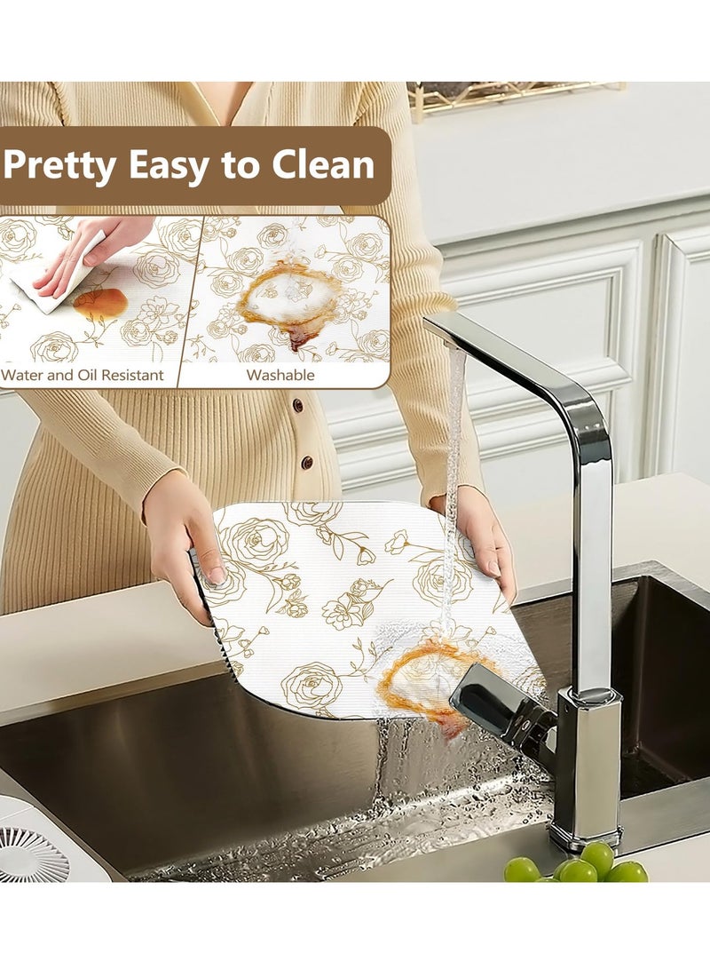 SYOSI Shelf Line Non-Slip Cabinet Liner 30x300CM Washable Oil-Proof for Kitchen Cabinet Shelves Refrigerator Storage Desks - Image 4