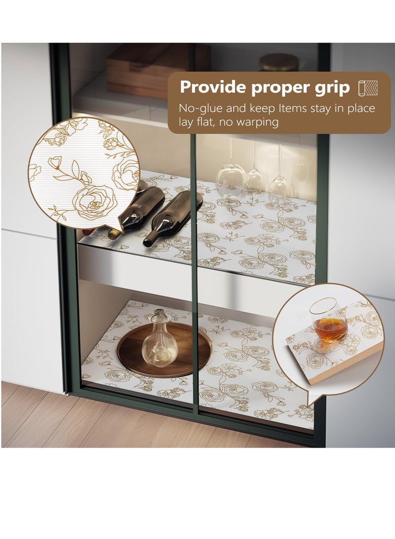 SYOSI Shelf Line Non-Slip Cabinet Liner 30x300CM Washable Oil-Proof for Kitchen Cabinet Shelves Refrigerator Storage Desks - Image 3