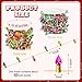 Jansun 328Feet Dollhouse Fake Lights String Miniatures Dollhouse Christmas Lights String Decorations for Doll House Miniature Furniture Crafts Accessories Christmas Holiday Wedding Party Decor - Image 4