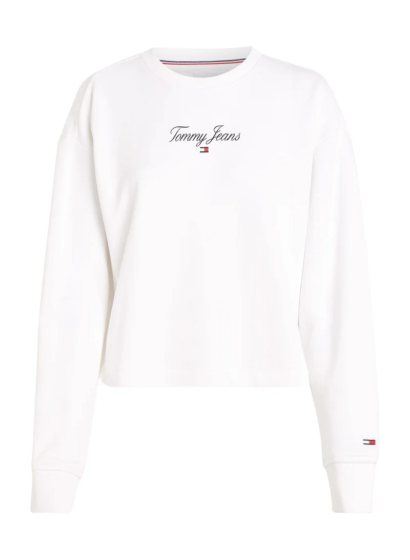 TOMMY JEANS Crew Neck Logo Sweatshirt