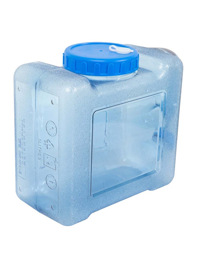 السنيدي جالون مياه مع صنبور ازرق شفاف سعة 5 لتر - Image 3