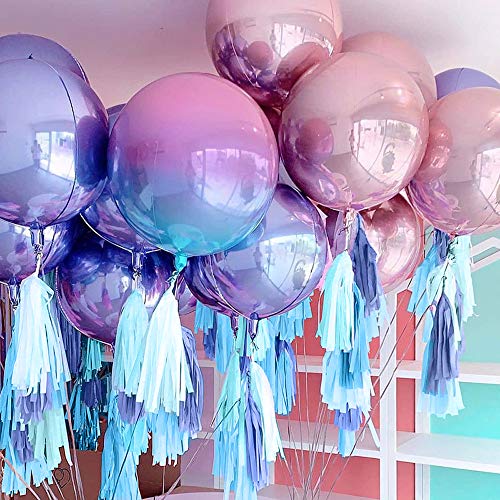 Binpeng Yellow Tissue Paper Tassel Garland DIY Hanging Paper Decorations for Party, Wedding, Festival, Baby Shower - 20PCS (Deep Yellow-35CM) - Image 4