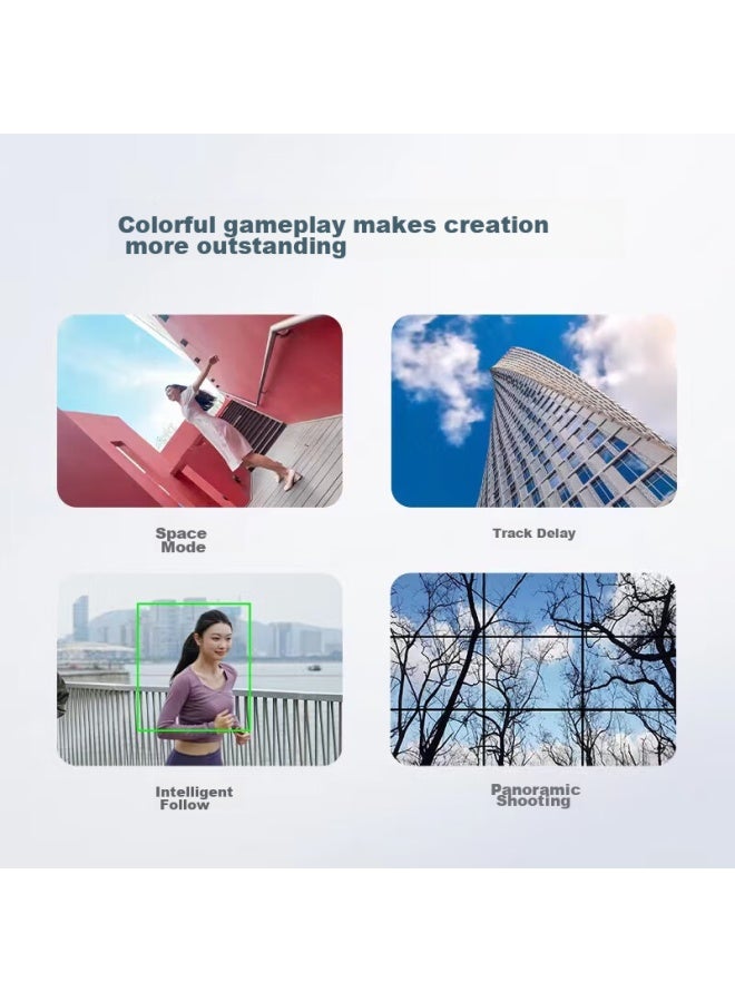 Feiyutech Minip Smartphone Gimbal, Professional Three-Axis Stabilization, Integrated Grip, Handheld Stabilizer, Smartphone Stabilizer, Black Set - Image 4