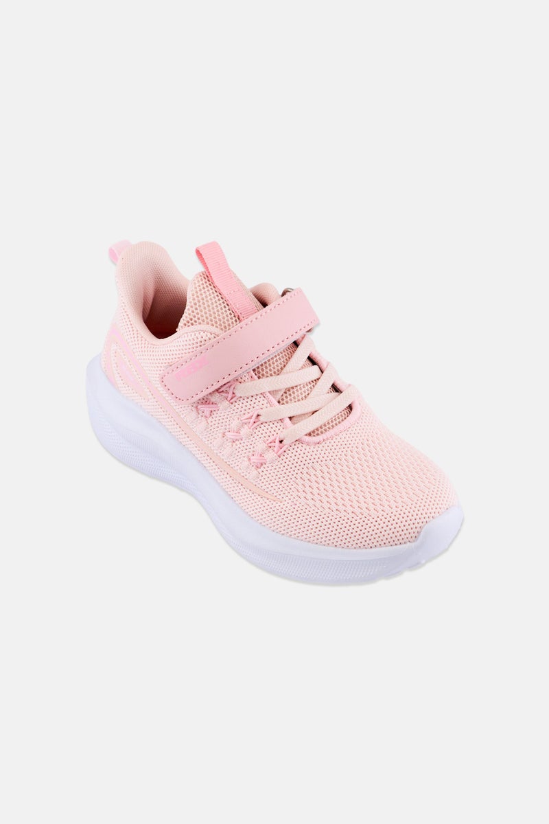 RBX Kids Girl Velcro Closure Running Shoes, Pink - Image 1