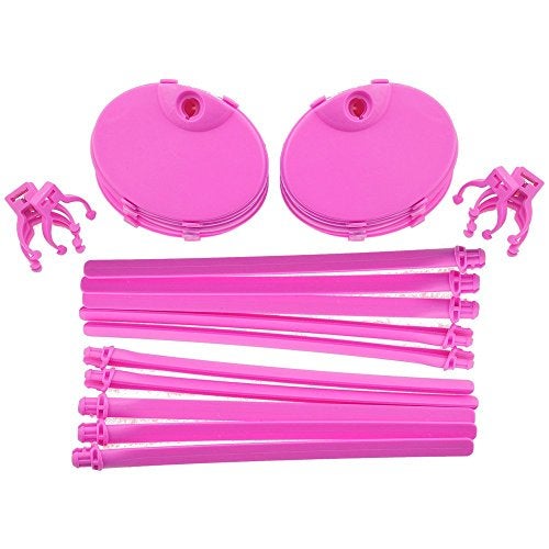 APOHALO 10 Pcs Doll Toy Stand Support for Dolls Prop up Mannequin Model Display Holder,Dolls Stands for 11" to 13" Dolland Action Figures Doll Accessories Rose Pink - Image 3
