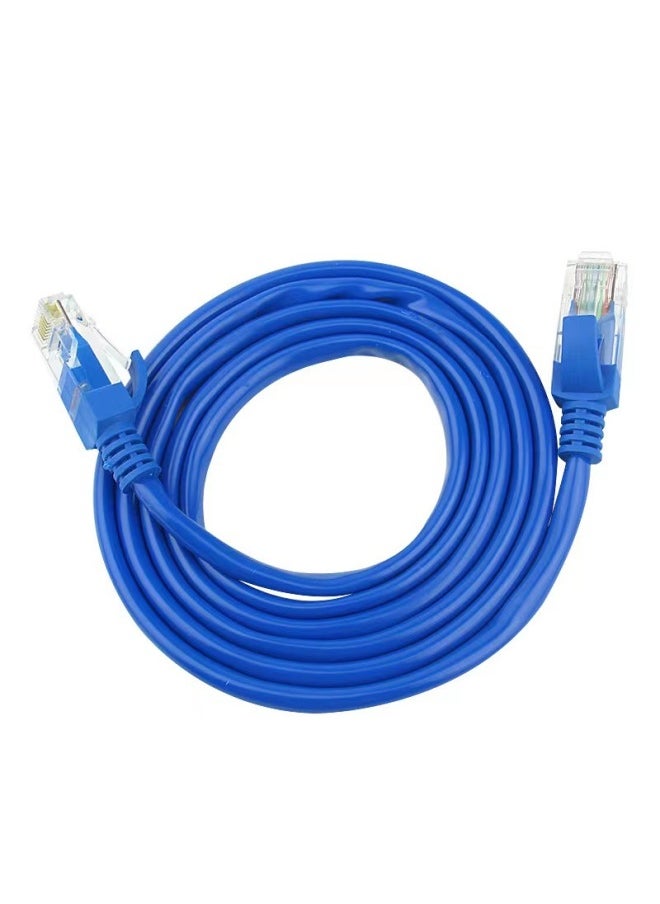 Generic Super Class 5 Jumper Computer Crystal Head Network Cable 1/5/10/20/30 M Finished Network Cable Router Connection Line-Color:Blue-Line Length:1 Meter Five Types Of Network Cable  - Image 4