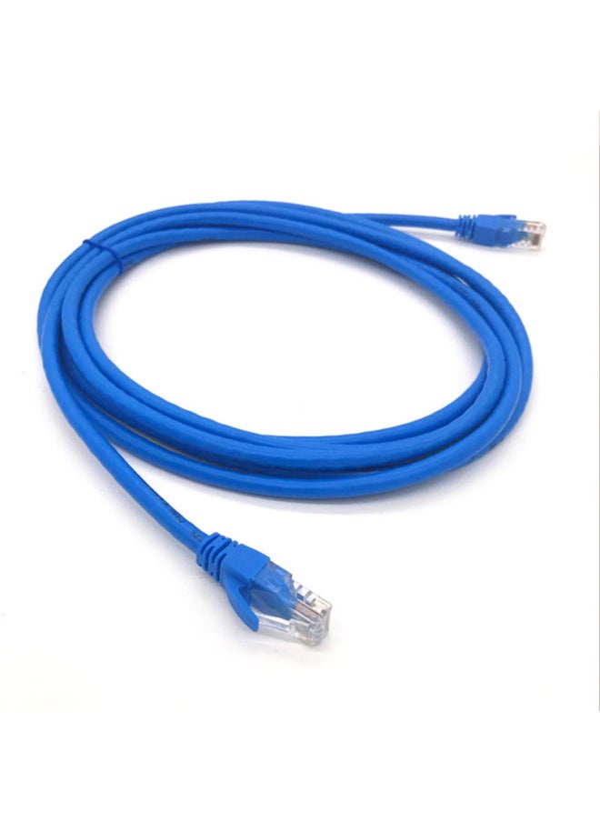 Generic Super Class 5 Jumper Computer Crystal Head Network Cable 1/5/10/20/30 M Finished Network Cable Router Connection Line-Color:Blue-Line Length:1 Meter Five Types Of Network Cable  - Image 2