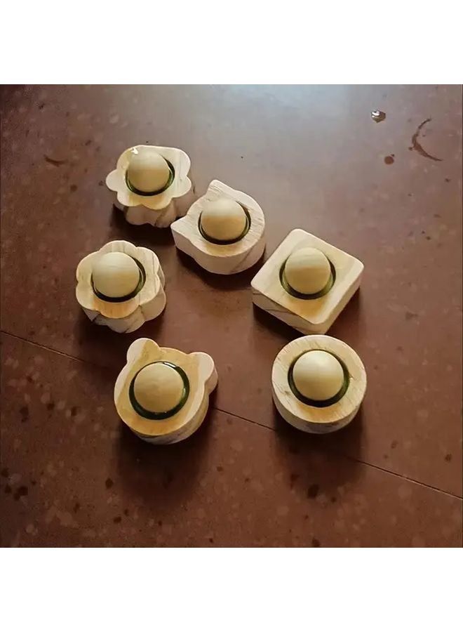 Solid Wood Essential Oil Diffuser Home Car Air Freshener Natural Flowers Fragrance - Image 5