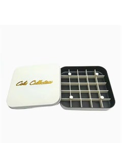 Dessert Cutting Containers, Non-stick Cake Series, Cake Containers, With Plastic Dividers, Suitable for Family Gatherings/Outdoor Camping (Ivory White 30cm)