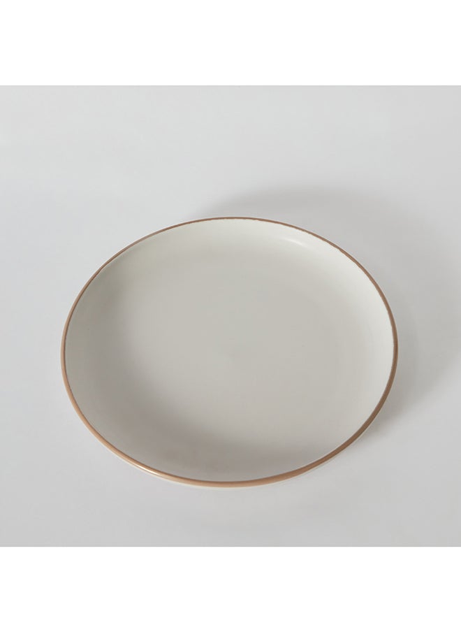 Home Box Olivia Ceramic Dinner Plate 27x1.5x27 cm  - Image 4