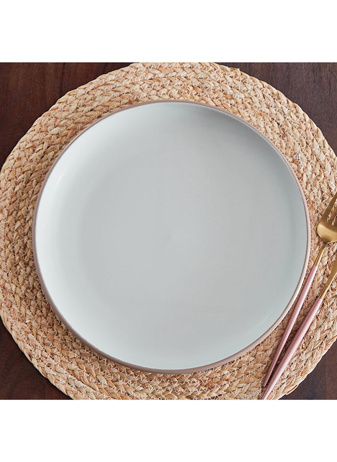 Home Box Olivia Ceramic Dinner Plate 27x1.5x27 cm  - Image 2