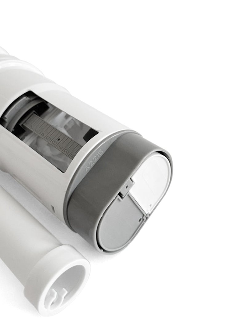 Maxton Maxton Toilet Flush System, Dual Flush SS Valve with Push Button, ABS Material, UAE Standard With 1 Year Replacement Warranty - 20 CM (MET 01) - Image 5