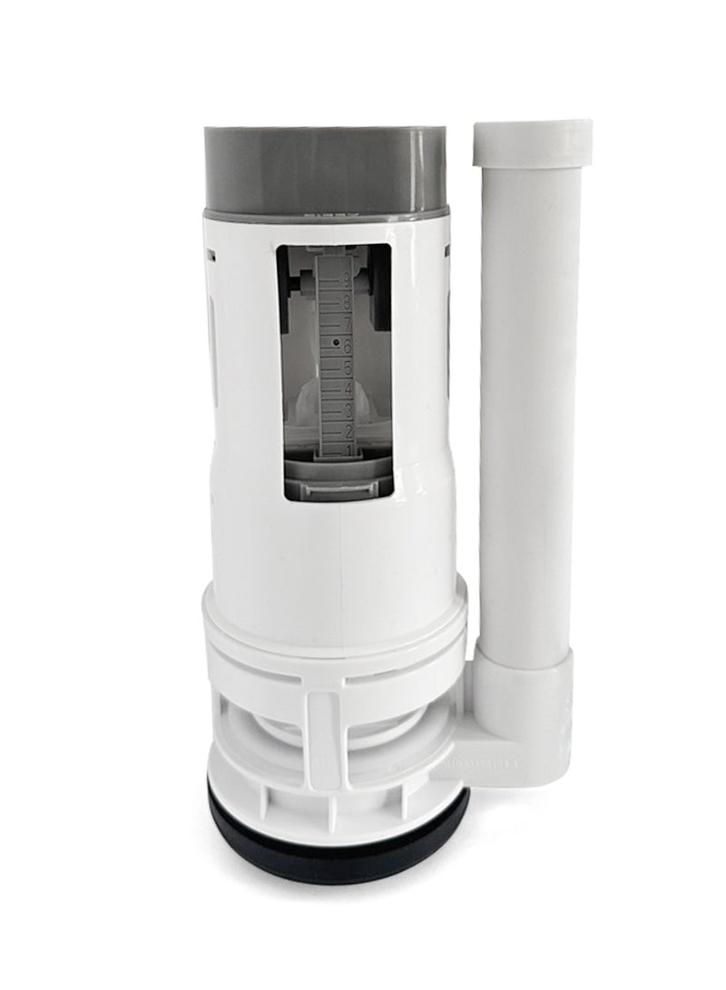 Maxton Maxton Toilet Flush System, Dual Flush SS Valve with Push Button, ABS Material, UAE Standard With 1 Year Replacement Warranty - 20 CM (MET 01) - Image 3