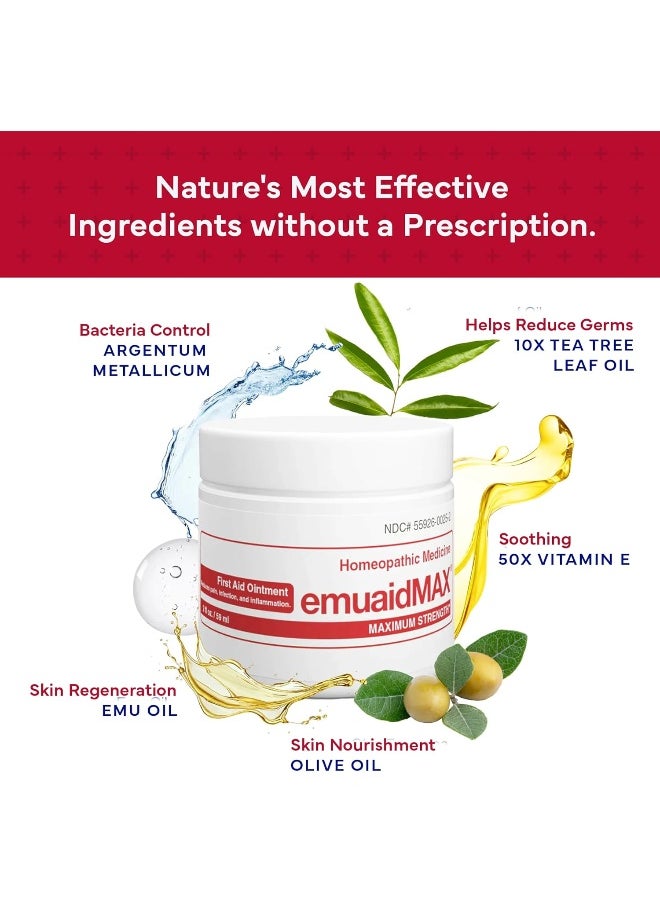 Emuaid Emuaid Maximum Strength Antifungal & Eczema Ointment  - Image 3