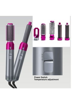 Yuwell Hair Dryer Brush 5 In 1 Electric Blow Dryer Hair Comb Curling Wand Detachable Brush Kit Negative Ion Straightener Hair Curler Hot Hair Styler  - Image 3