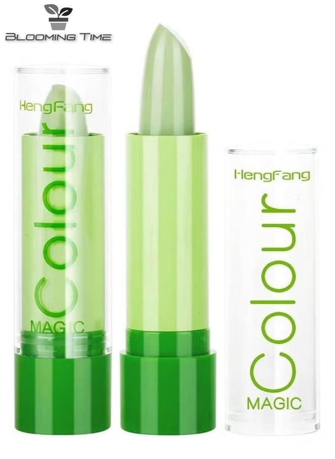 Heng Fang 12 Piece Magic Waterproof Color-changing Lipsticks Set Green lipstick  - Image 4