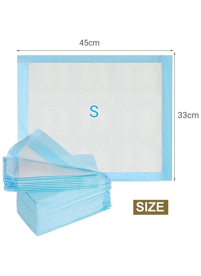 Disposable Absorbent Quick Drying Leak Proof Pee Pads For Pet's Potty Training 100 Pieces 45x33cm 100Pcs