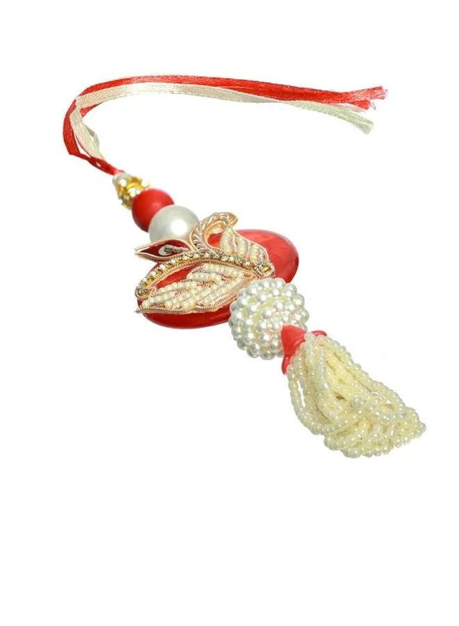 Priyaasi Elegant Women Multicolour Rakhi with pattern and secured with Tie-Ups closure and styled in ideal for moments — exude elegance in every glance.