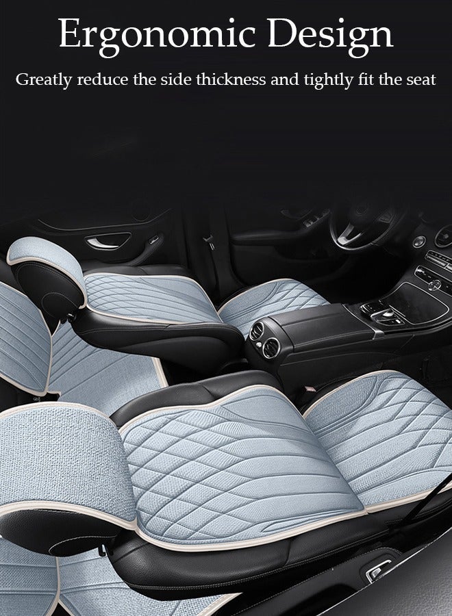 DUNISO 1PCS Car Seat Cover for Cars - Soft & Breathable Front Premium Covers with Non-Slip Protector Universal Fits Most Automotive, Vans, SUVs, Trucks - Image 3