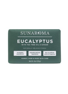 SUNAROMA SUNAROMA Eucalyptus with Tea Tree Oil & Ginger Soap (Pack of 1)  - Image 1