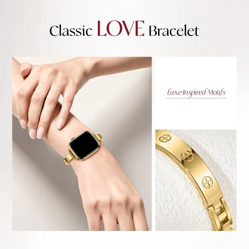 Elegant Golden Chain Strap For Apple Watch 38 40 41 42mm Star Color - Image 5