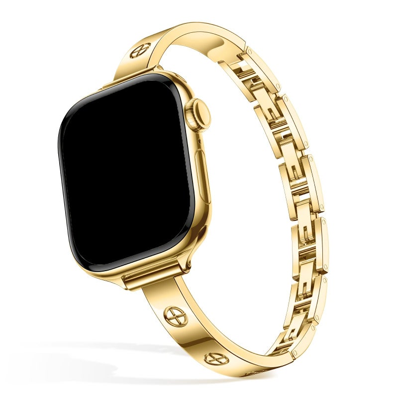 Elegant Golden Chain Strap For Apple Watch 38 40 41 42mm Star Color - Image 1