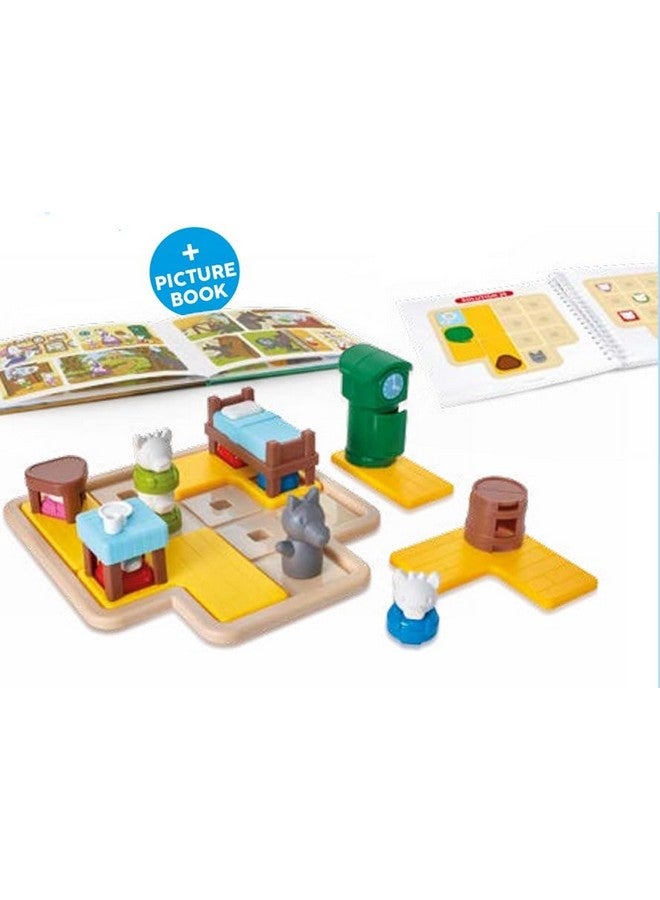 SmartGames Hide and Goat Seek - A Preschool Puzzle Game for Ages 3-7 Featuring 48 Challenged and a Bonus Picture Book - Image 4