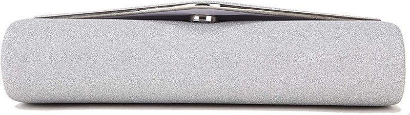BBjinronjy BBjinronjy Clutch Purses for Women Evening Bag Formal Rhinestone Handbags for Wedding Party Cocktail Prom Dinner (Silver-Sparkling)  - Image 4