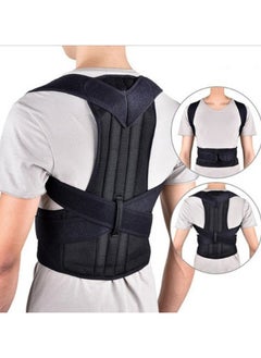 Posture Corrector Back Support Belt | Orthopedic Lumbar Spine Brace & Shoulder Back Straightener for Men